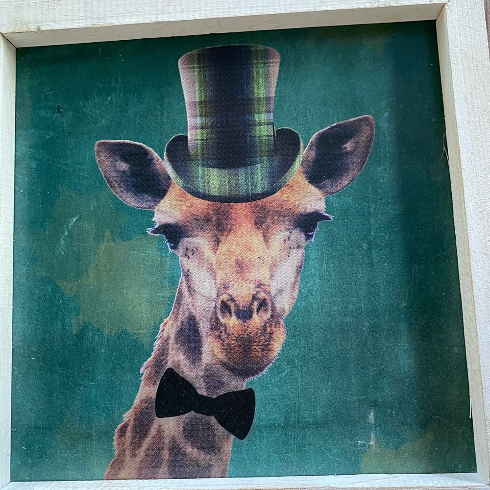 “Gentleman Giraffe” Art Deco picture